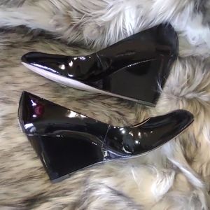 Coach Rileigh Black Patent Leather Pumps. Size 8.5 B